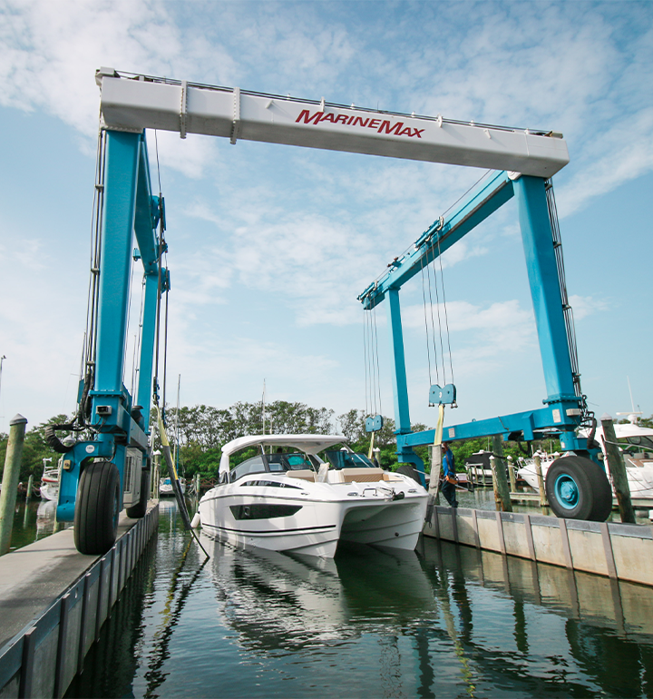 Boat in the Service Dock