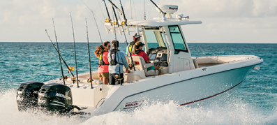 Fishing boat out on the water