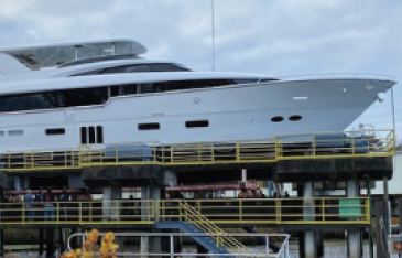 Hatteras 105 Hull Number One Is Ready for Delivery